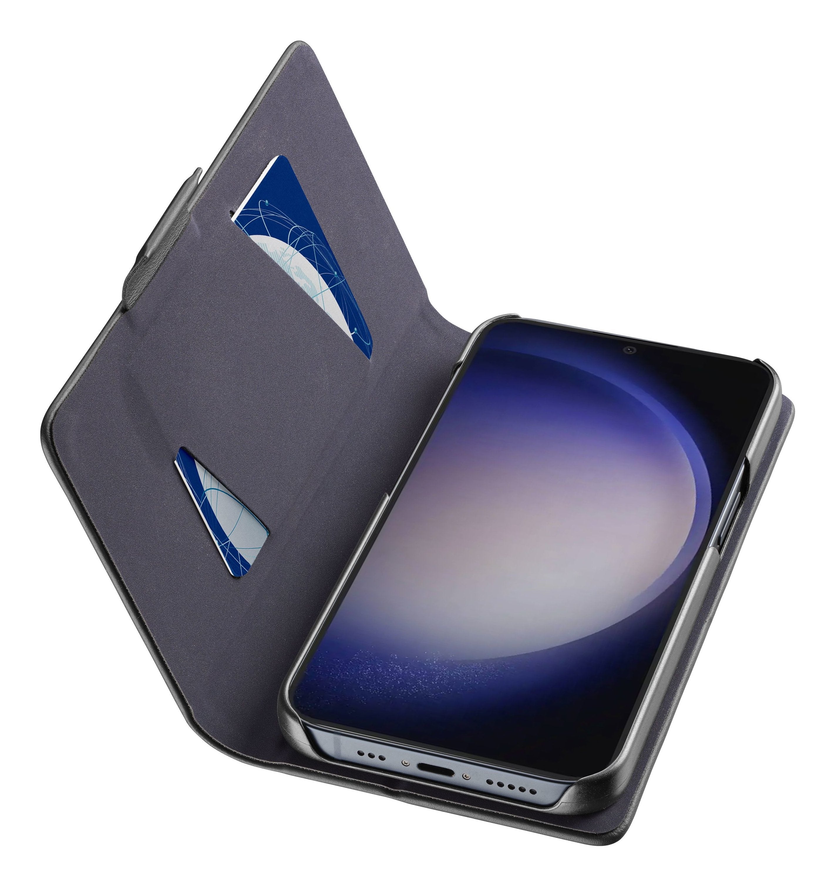 EAN 8018080475221 - Cellularline 8018080475221 funda para teléfono móvil 15,8 cm (6.2") Folio Negro imagen 2