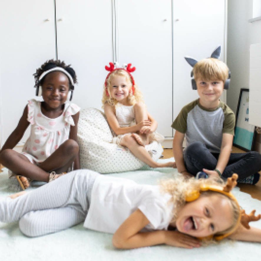 Kidywolf Kopfhörer Mit Kabel & Wolfohren Abnehmbar