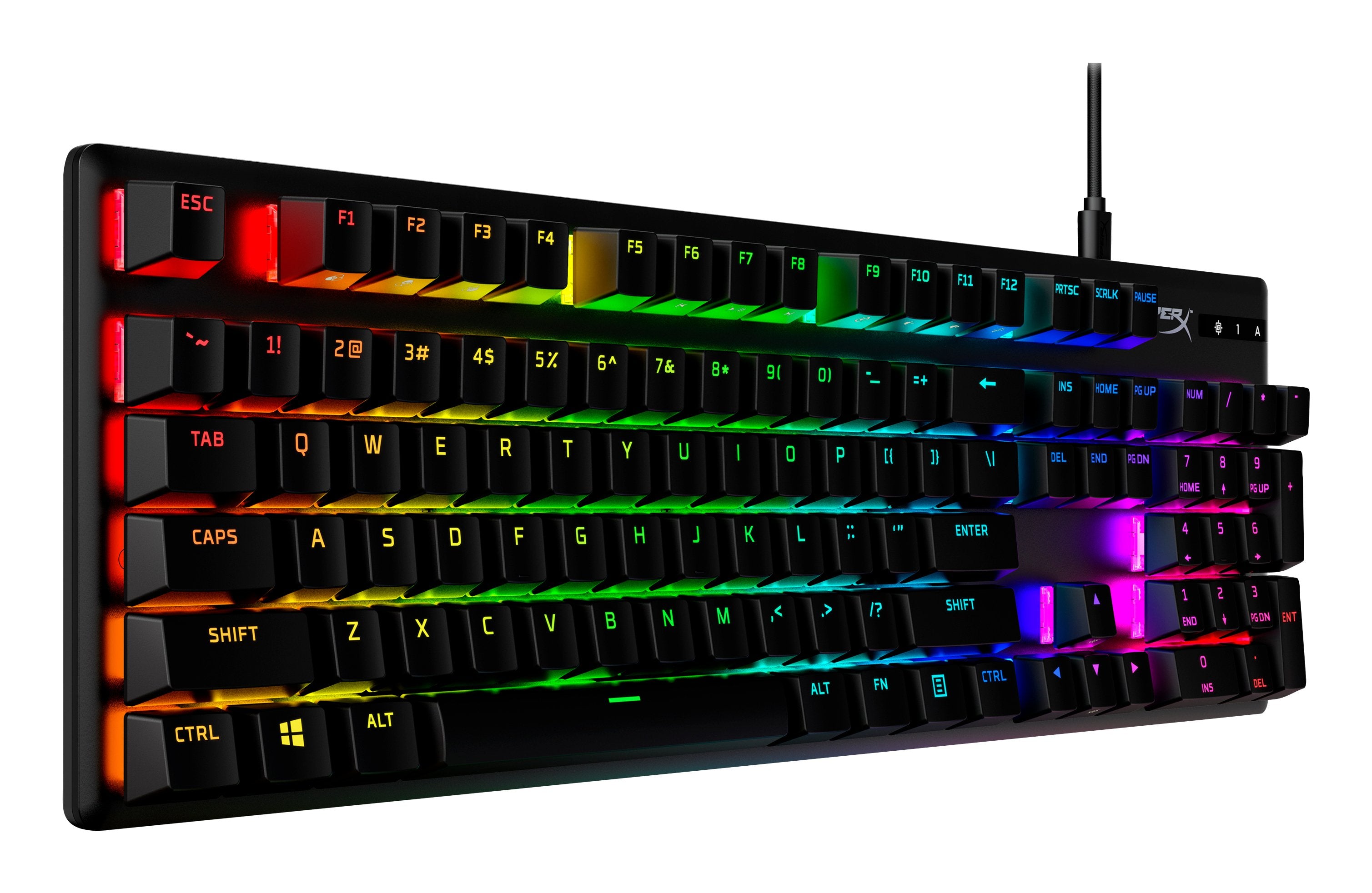 EAN 0196337969704 - HyperX Alloy Origins PBT HX Red Gaming Keyboard teclado Juego USB No Negro imagen 2