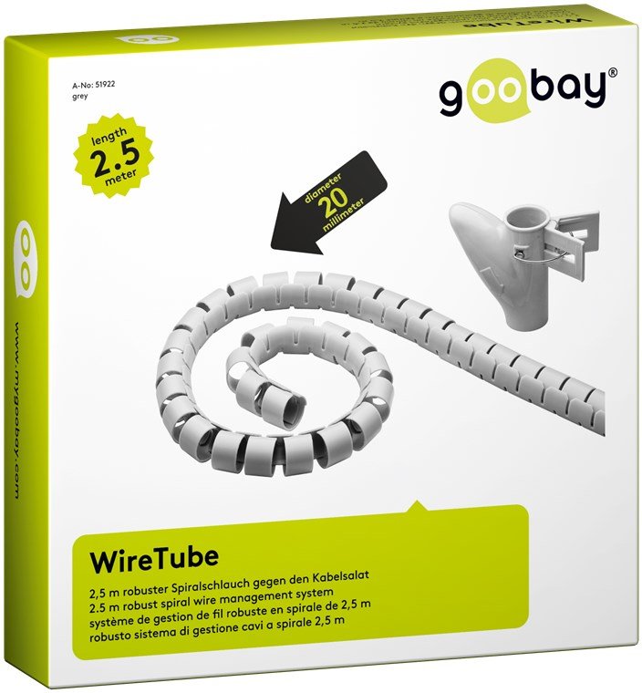 Goobay Organizador De Cables (20mm) 2.50m