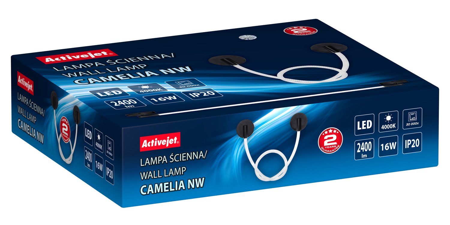EAN 5901443122722 - Activejet AJE-CAMELIA NW iluminación de pared 16 W imagen 9