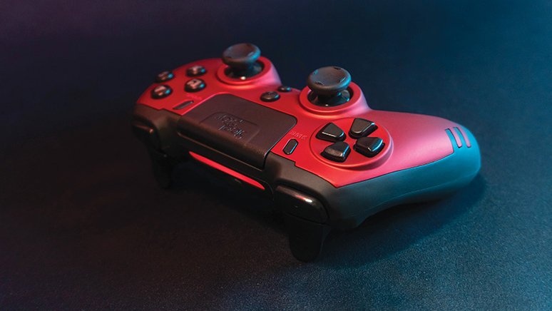 Lexip Metaltech Rojo Rf Gamepad Analógico/Digital Pc, Playstation 4