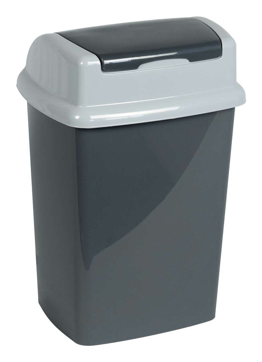 EAN 4002390095808 - MAUL 9520587 papelera 5 L Rectangular Plástico, Polipropileno (PP) Gris Oscuro, Blanco imagen 6