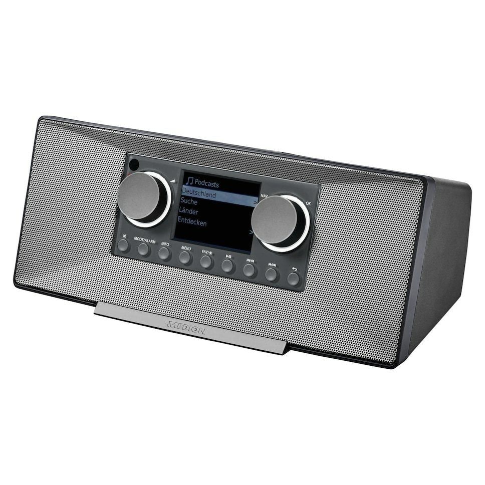 Medion Md 89289 Stereo Internetradio Grau