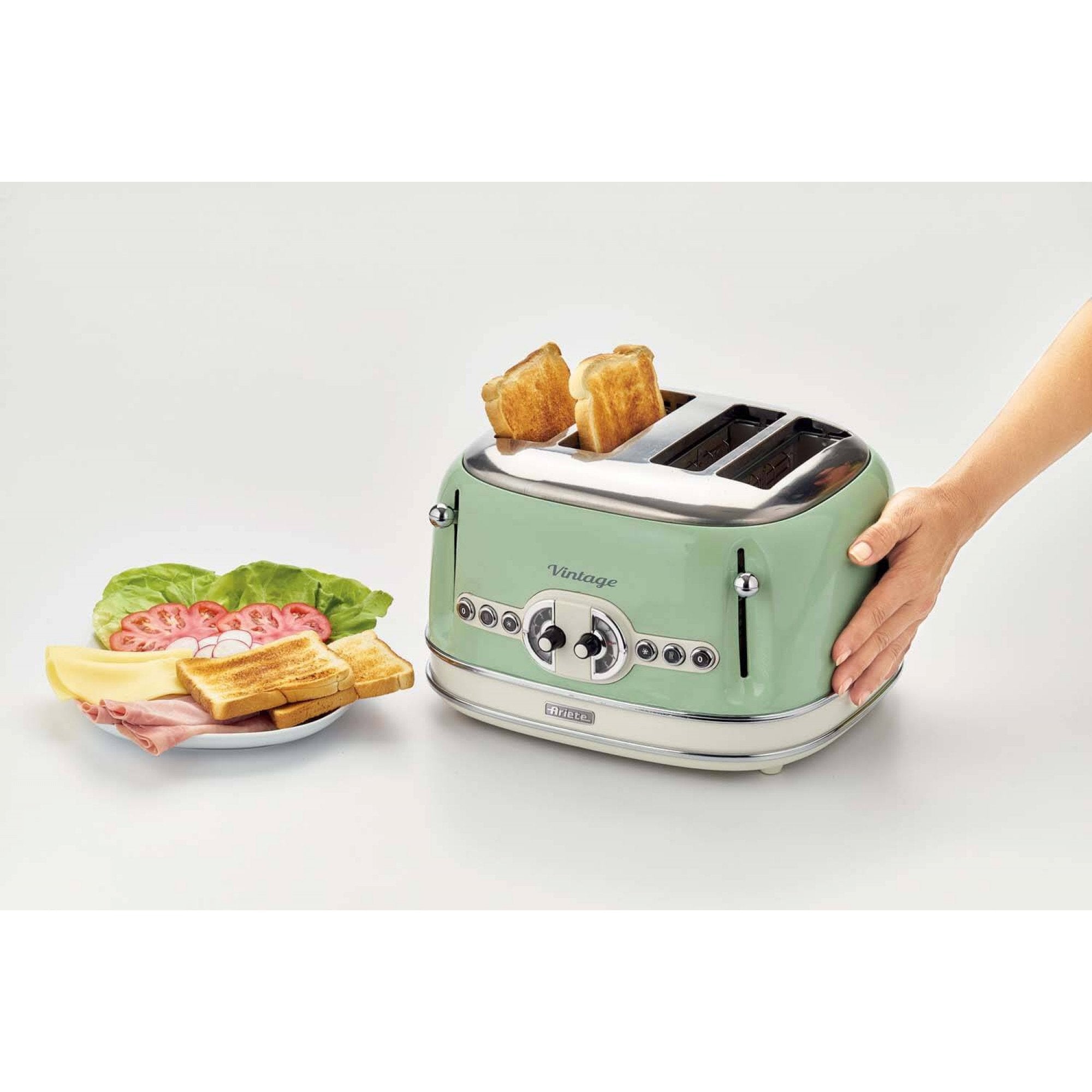 EAN 8003705114944 - Ariete 0156/04 6 4 rebanada(s) 1600 W Verde imagen 6