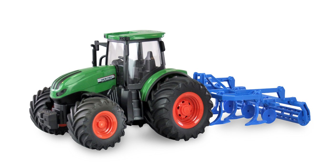 Amewi Rc Traktor Con Grubber Liion 500mah Verde 6+