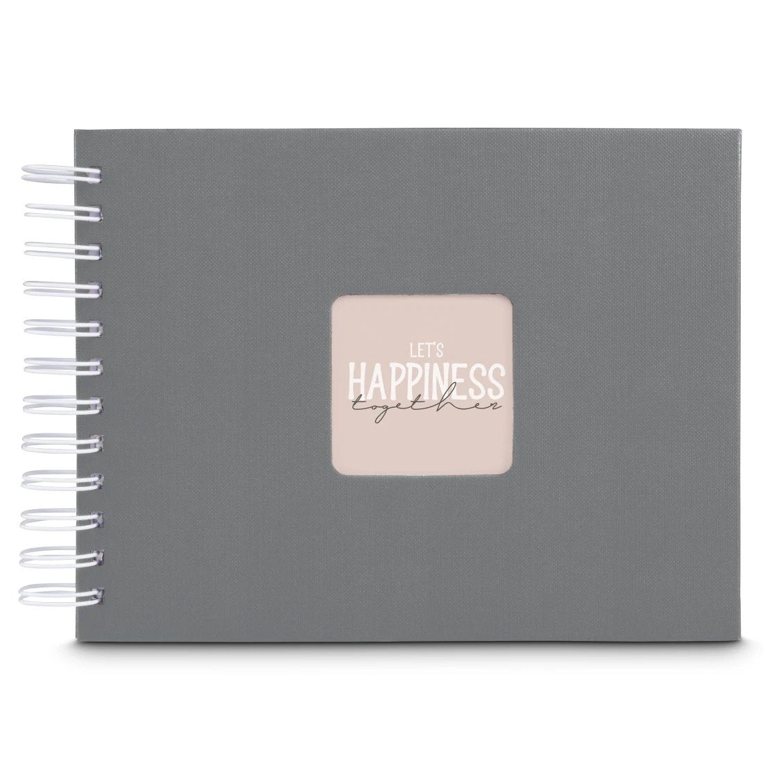 Hama Fine Art Spiral Steingrau 24x17 50 Weisse Seiten 9836