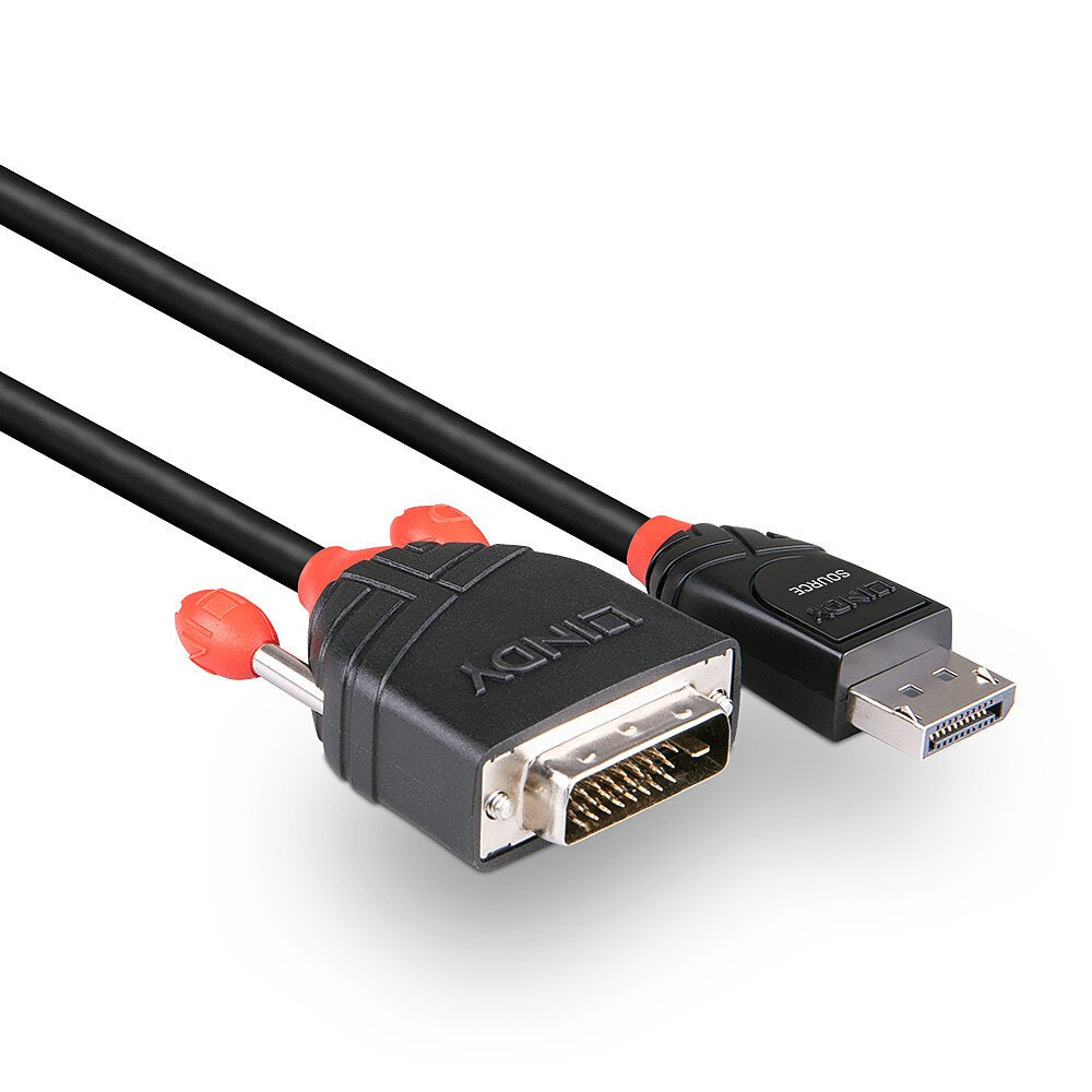 EAN 4002888414920 - Lindy 41492 adaptador de cable de vídeo 3 m DVI-D DisplayPort Negro imagen 3