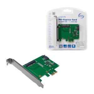 Logilink Pc0077 Tarjeta Pci-Express, 1x Msata Ssd + 1x Sata Hdd
