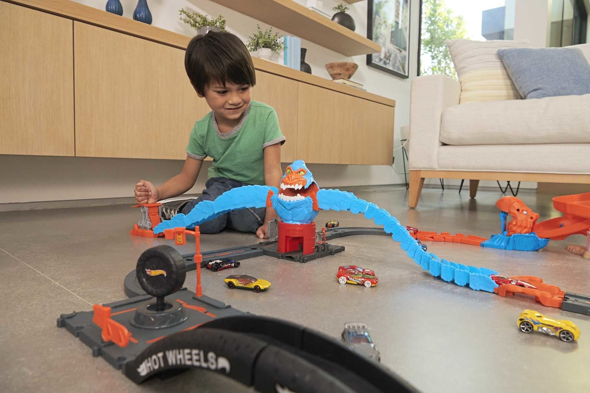 Pista Gorila Gasolinera City Hot Wheels