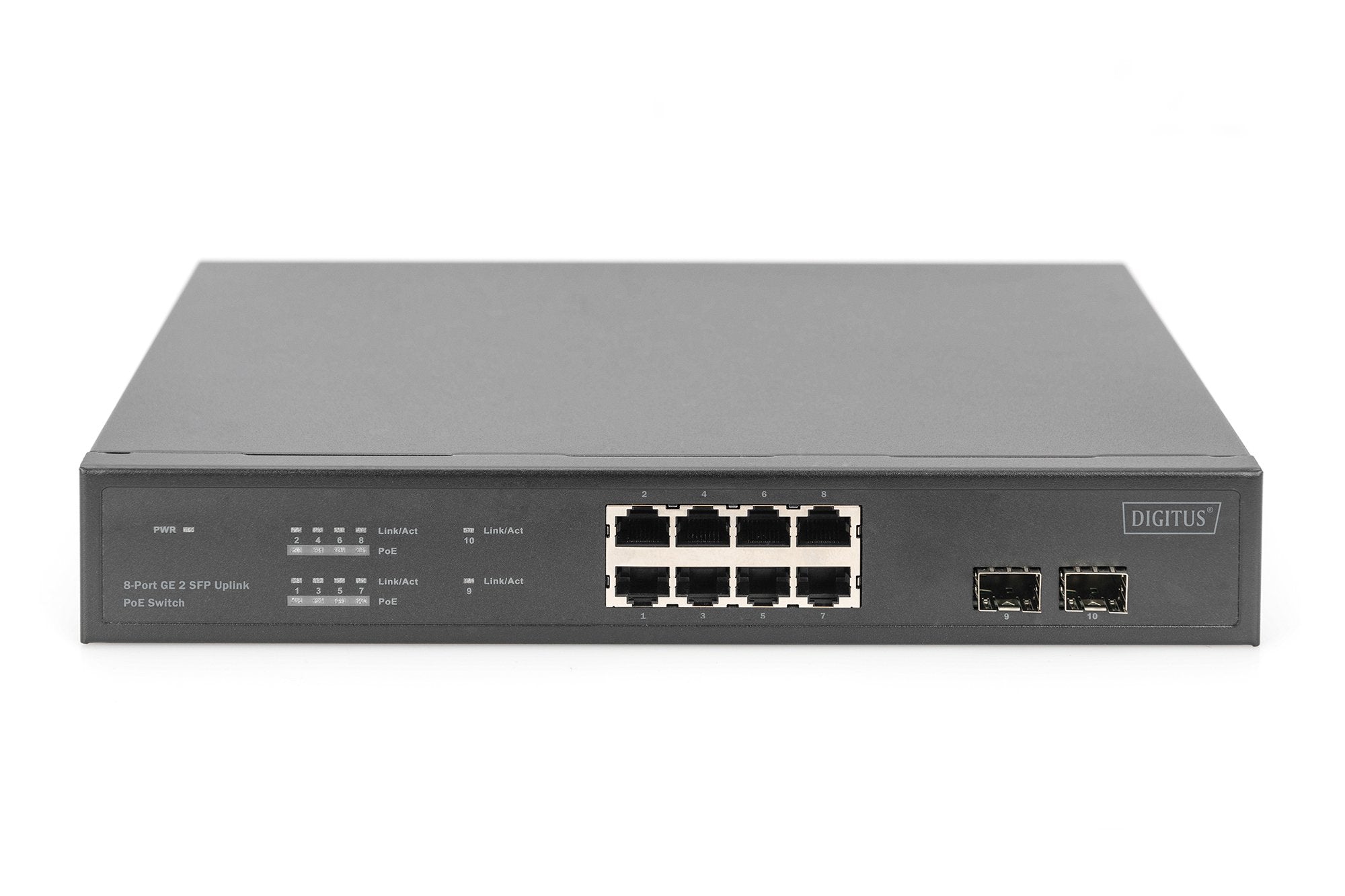 Digitus Kvm Switch 8-Port 4k 2xsfp 8xport Negro