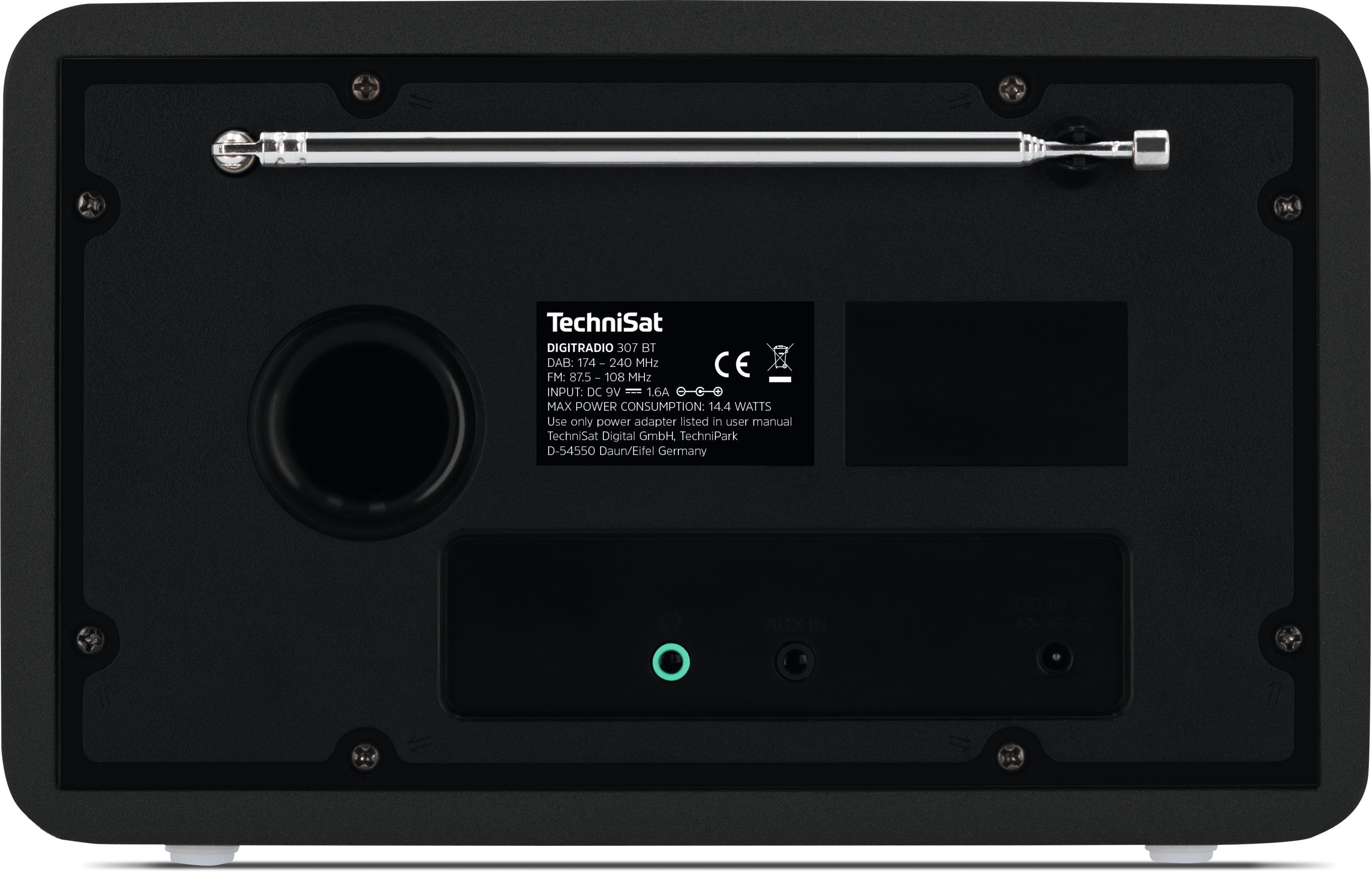Radio Technisat Digitradio 307 Bt Schwarz