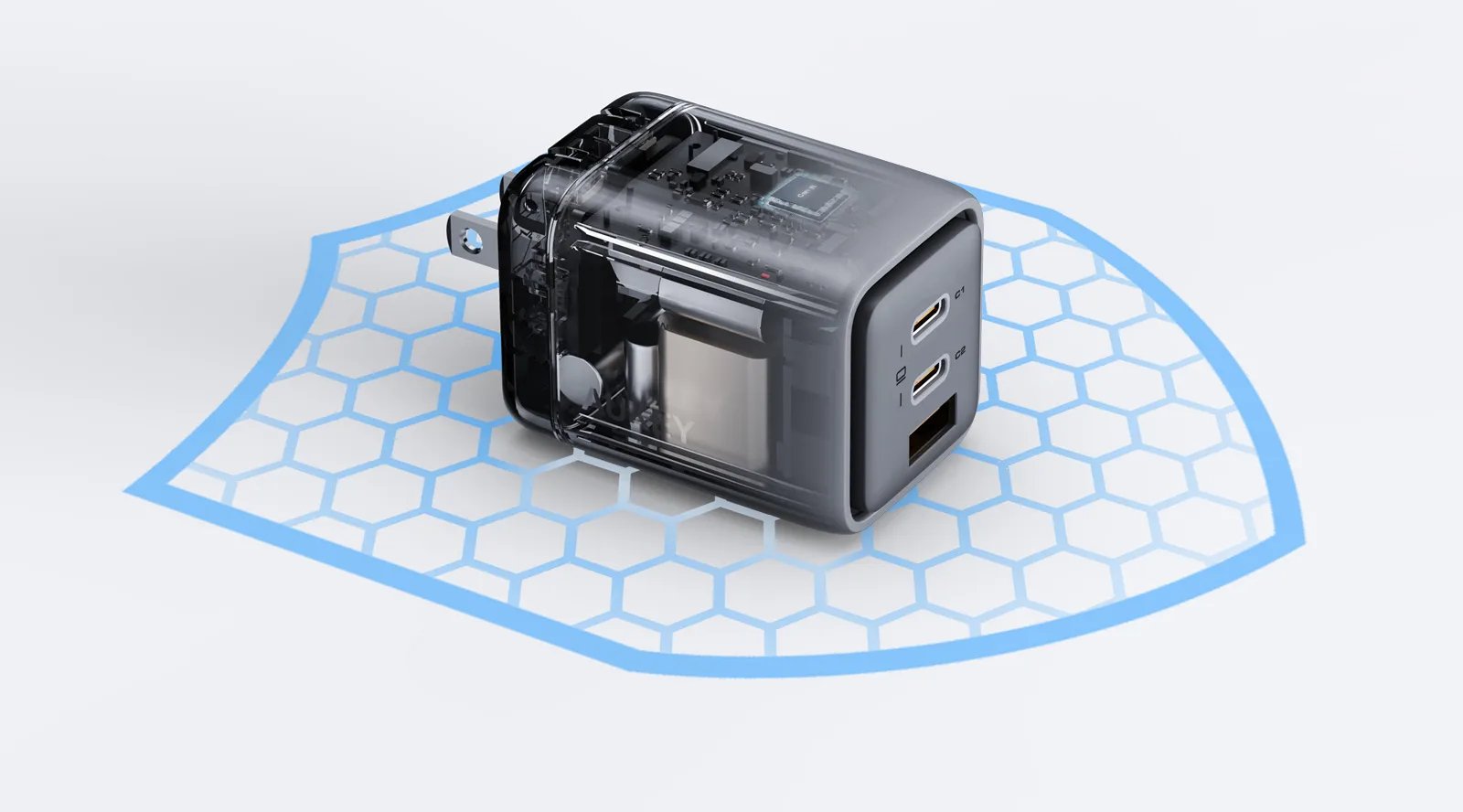 EAN 689323788217 - AUKEY PA-C5 wall charger 100W gray Teléfono móvil Gris Corriente alterna Auto imagen 4