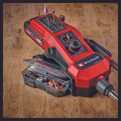 Amoladora Einhell Te-Mt 18/34 Li-Solo Recta Rojo/Negro Sin Batería Ni Cargador.