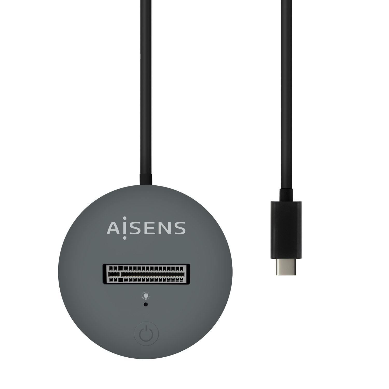 Aisens Dock Usb Tipo-C Para Ssd M2 Sata Nvme Ngff Gris Asuc-M2d014-Gr