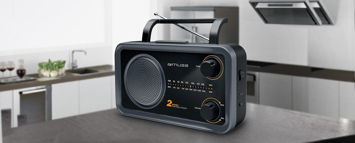 EAN 3700460206437 - Muse M-06DS radio Portátil Analógica Negro, Gris imagen 3