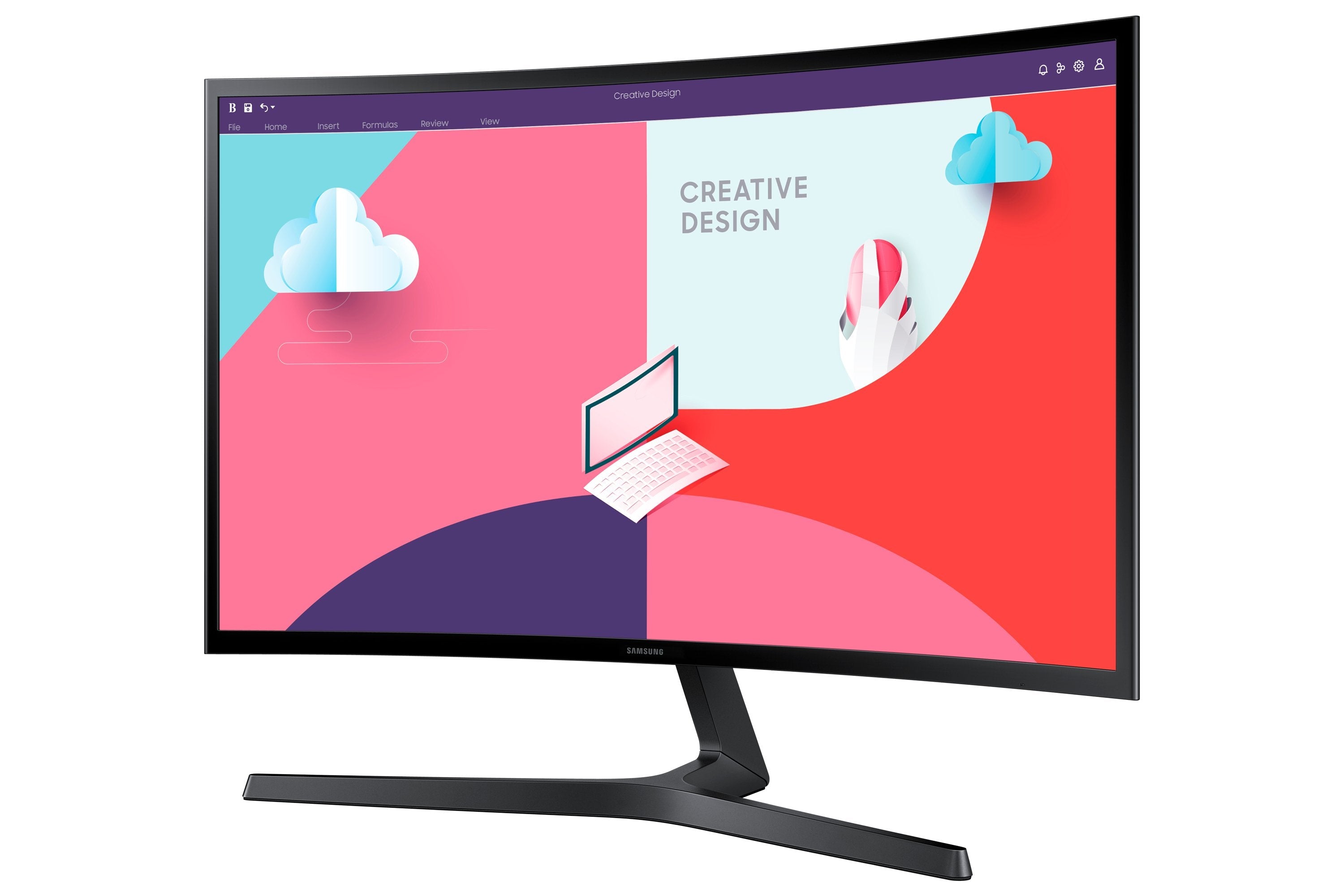 Monitor Samsung S27c366eau 16:9 4ms Hdmi Vga Vesa Full Hd Negro
