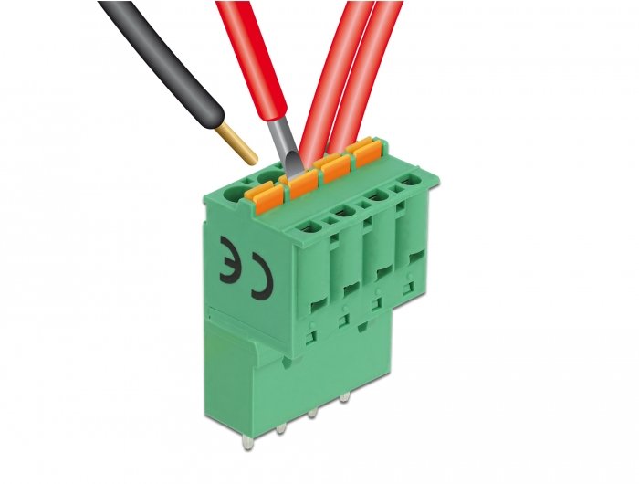 Terminalblock Set Für Platine 4 Pin 5,08 Mm Rastermass Vertikal