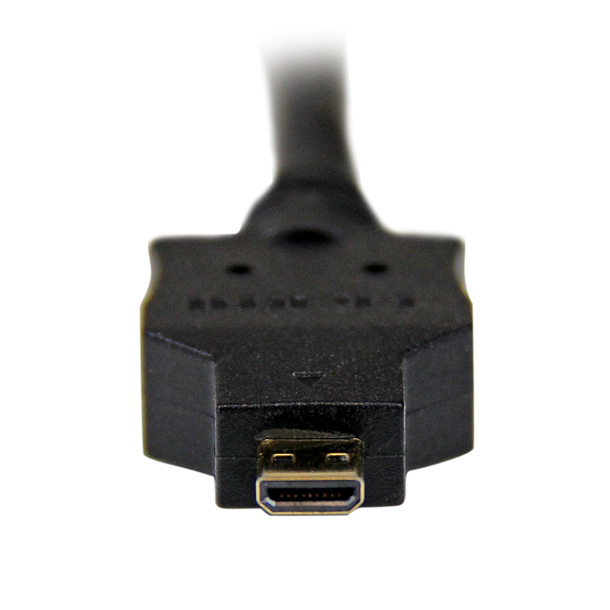 EAN 0065030853163 - StarTech.com HDDDVIMM1M adaptador de cable de vídeo Micro-HDMI Negro imagen 3
