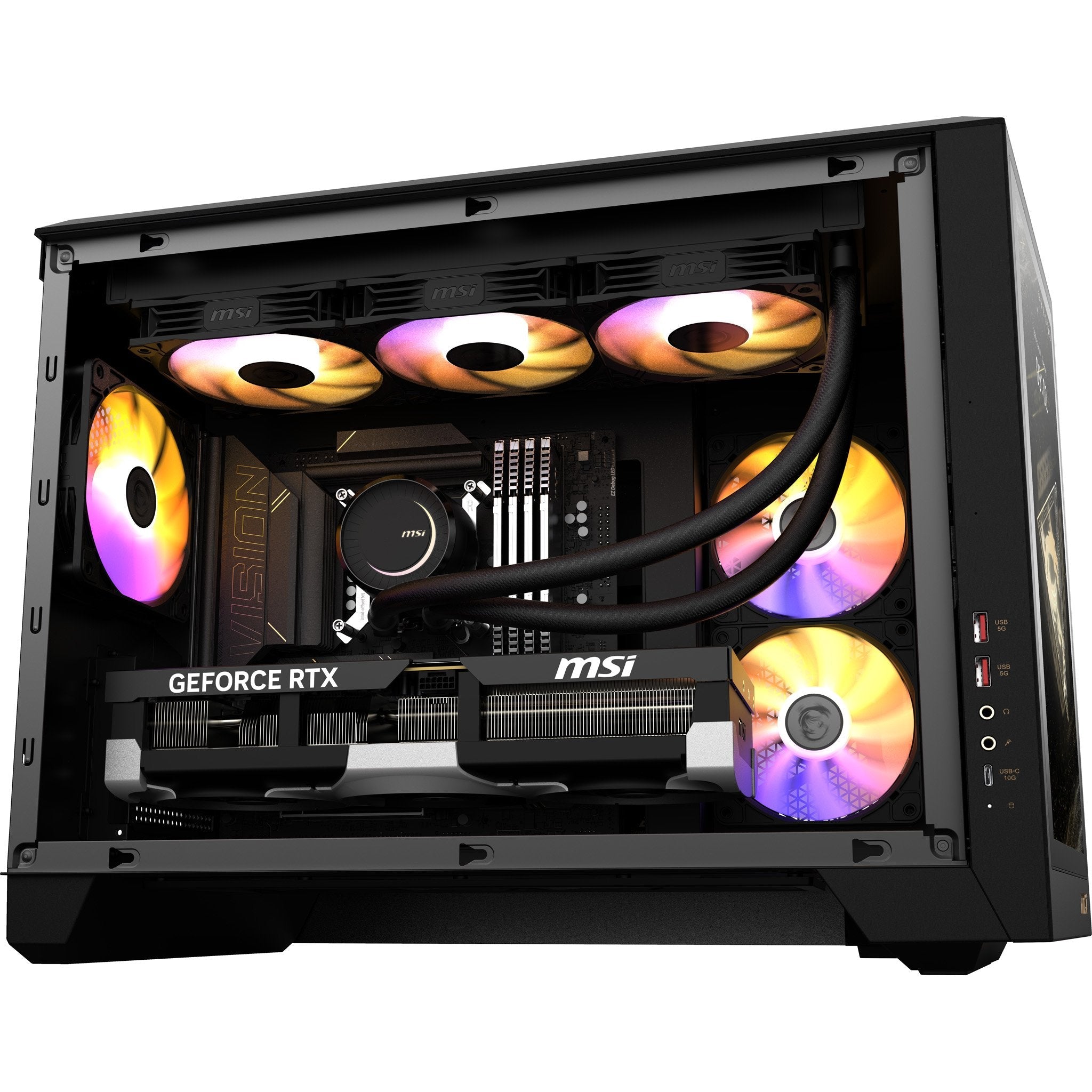 Pc Sobremesa Msi Meg Vision X Ai Intel Core Ultra 7 270k Plus 64gb 2tb Ssd Rtx 5080 Windows 11 Wifi7 Rgb