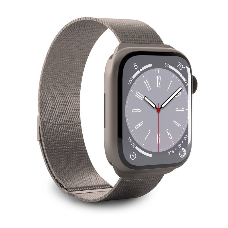 Puro Milanese Armband Apple Watch 42/44/45/49mm Titan