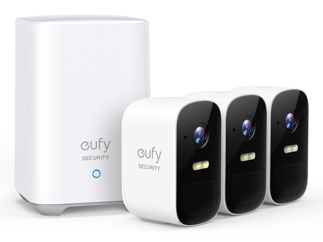 Pack 2 Cámaras De Videovigilancia Eufy Eufycam 2c 135 Visión Nocturna Control Desde App