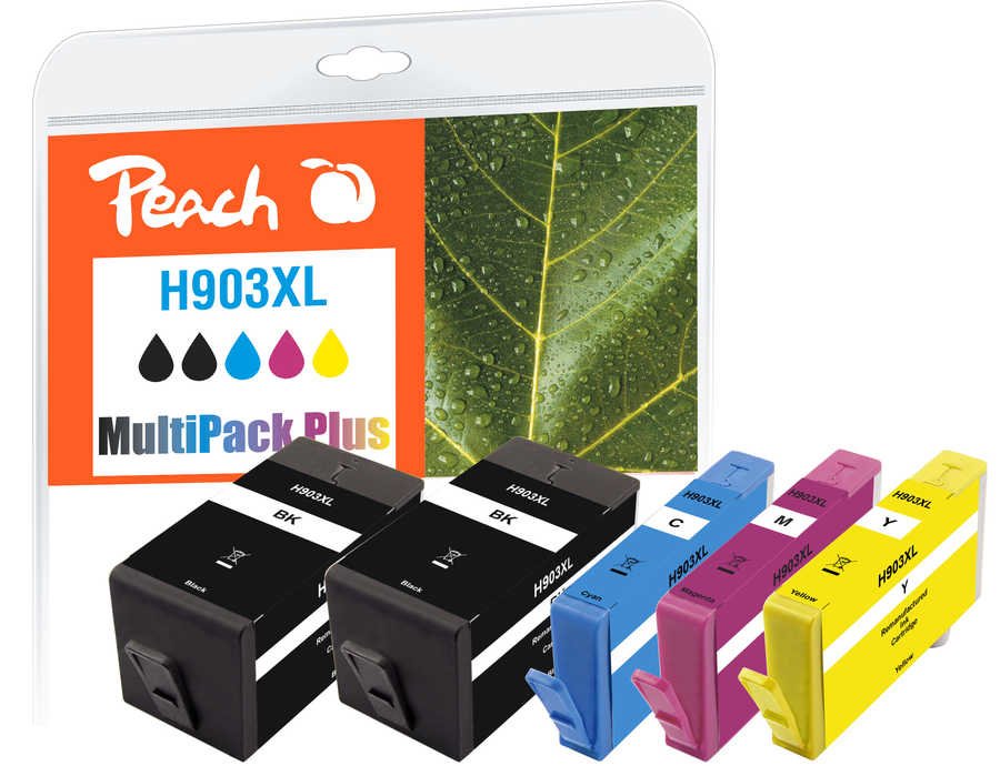 EAN 7640182385835 - Peach PI300-865 cartucho de tinta 5 pieza(s) Compatible Alto rendimiento (XL) Negro, Cian, Magenta, Amari imagen 1