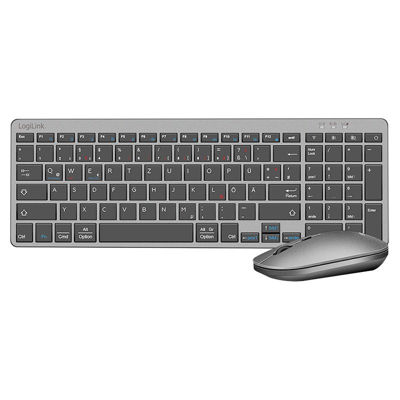 Logilink 2,4ghz Funk Dual-Mode Teclado & Raton Set