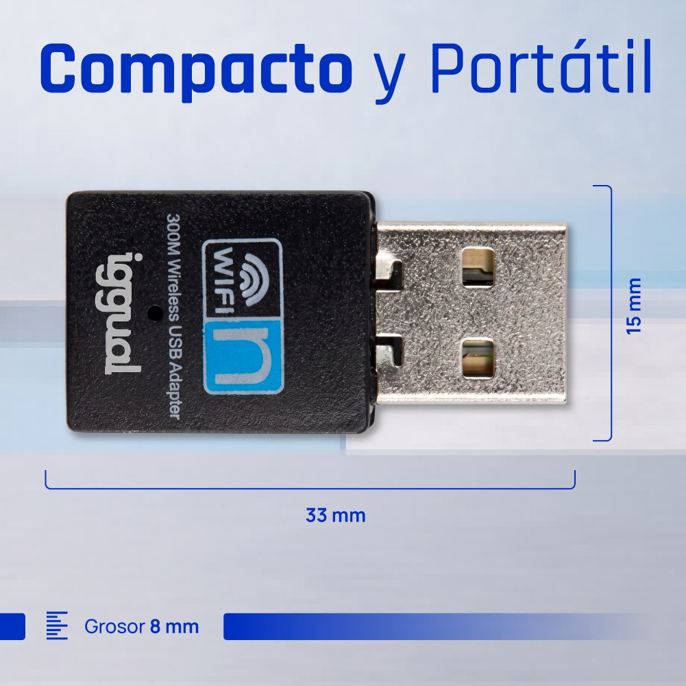 EAN 8435364320488 - iggual IGG320488 adaptador y tarjeta de red WLAN 300 Mbit/s imagen 11