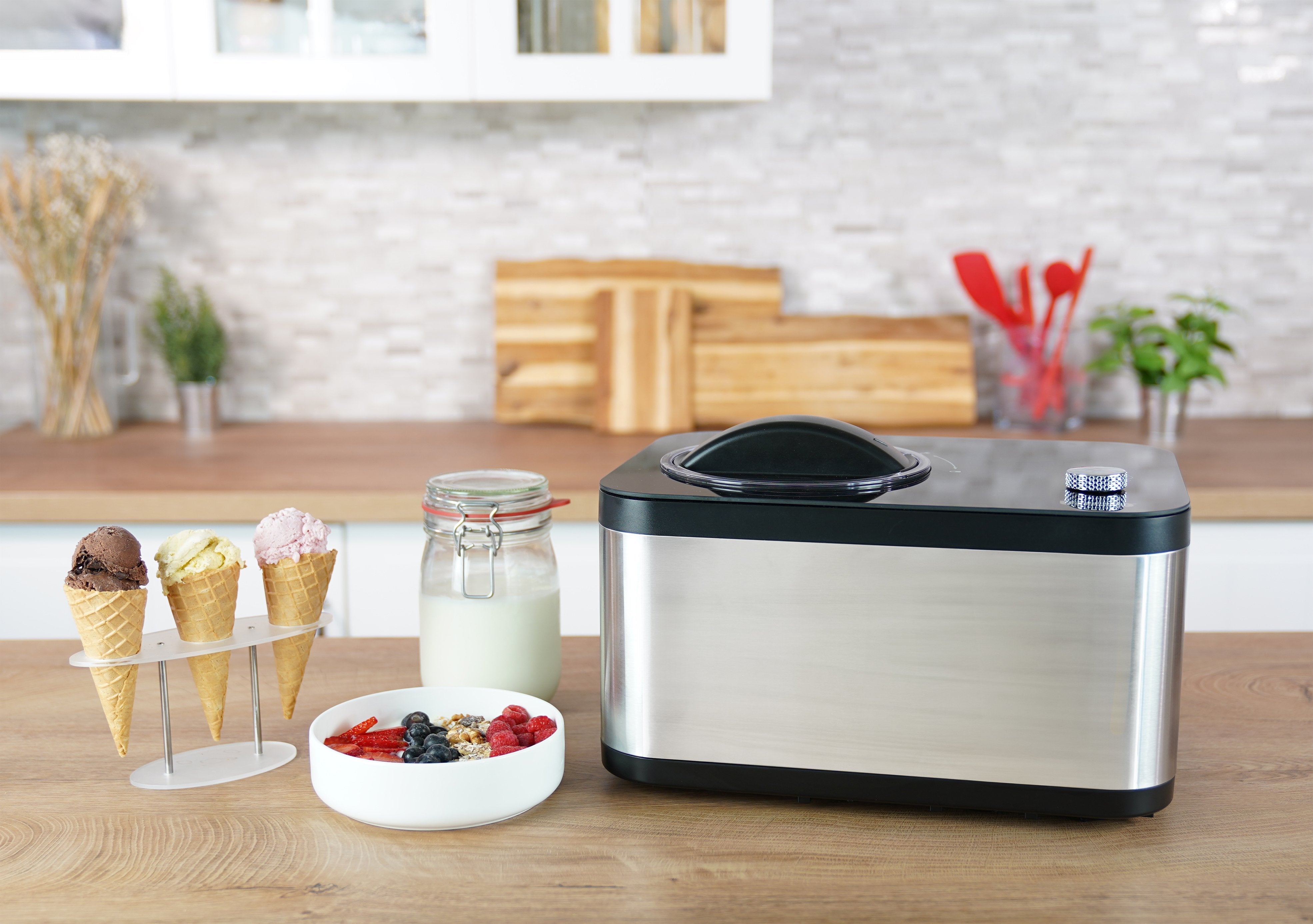 Heladera Unold Eva 48826, Acero Fino/Negro