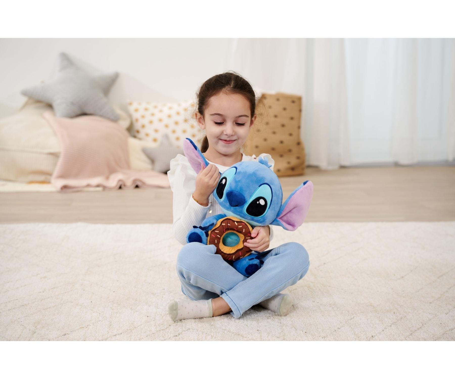 Maskotka Disney Stitch Z Donatem 25 Cm Oryginalna