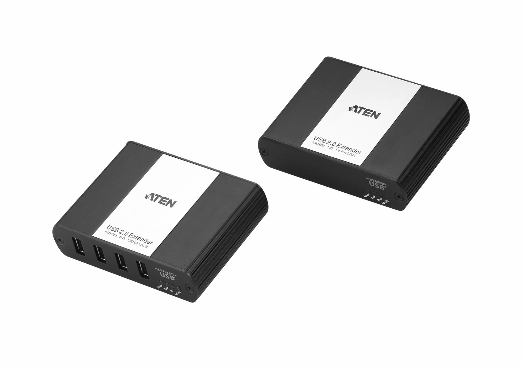 4-Port Usb 2.0 Cat 5 Extender (Lan) (Up To 200m)