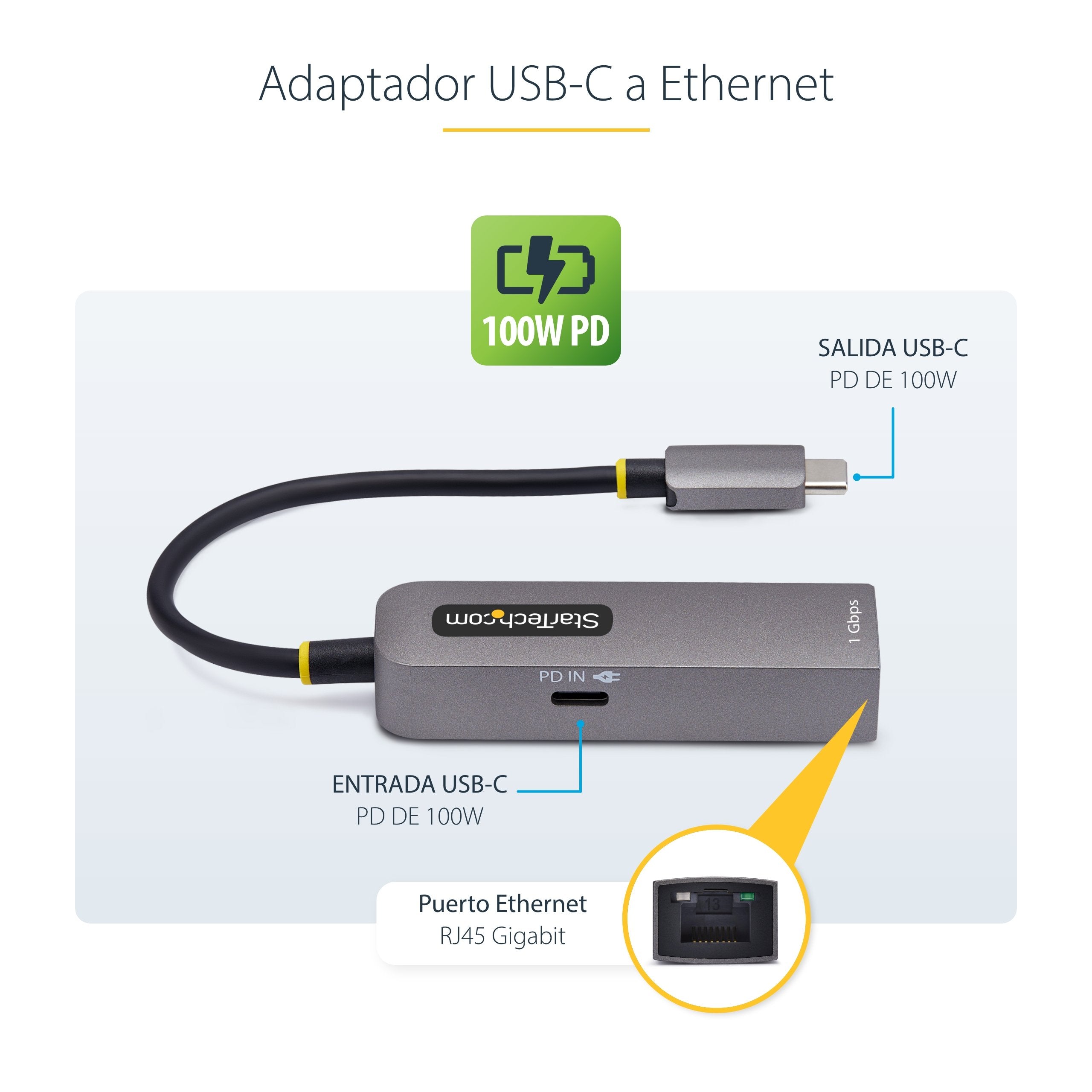 Adaptador Usb-C A Ethernet