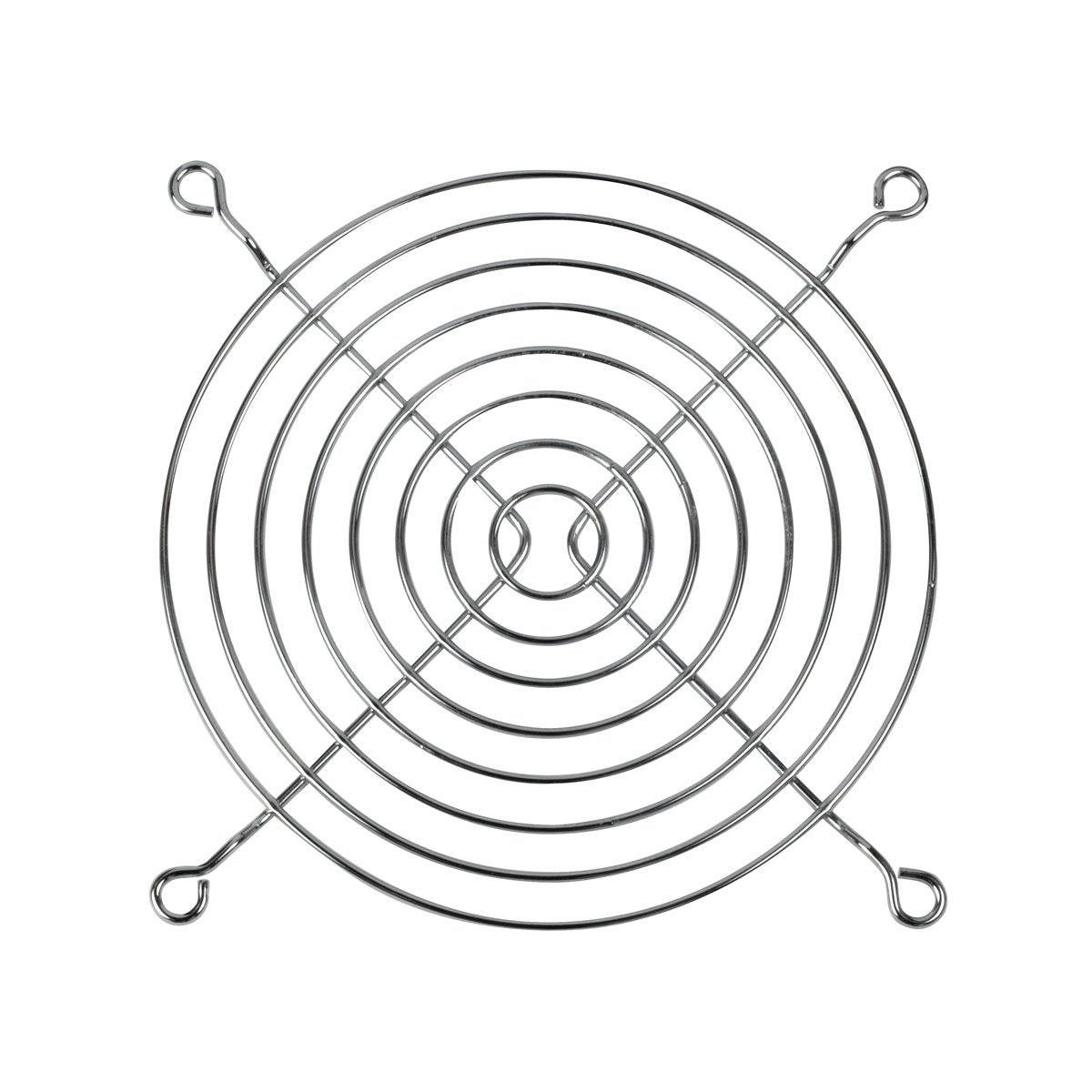 Arctic - Rejilla Externa De Protección Para Ventilador De Ordenador, Estructura De Acero Cromado, Compatible Con Ventiladores De 120mm, Resistente - Cromado