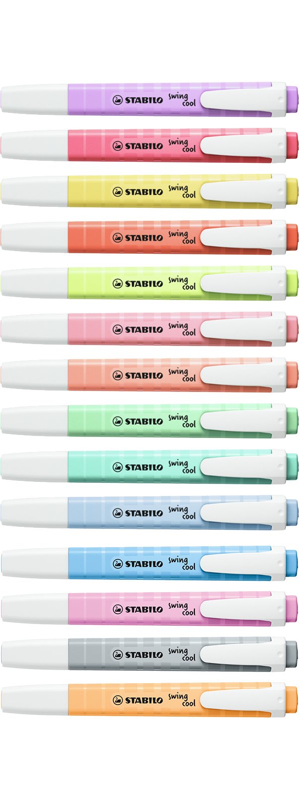 Stabilo Swing Cool Pastel Marcador Fluorescente Chispa De Lima -10u-