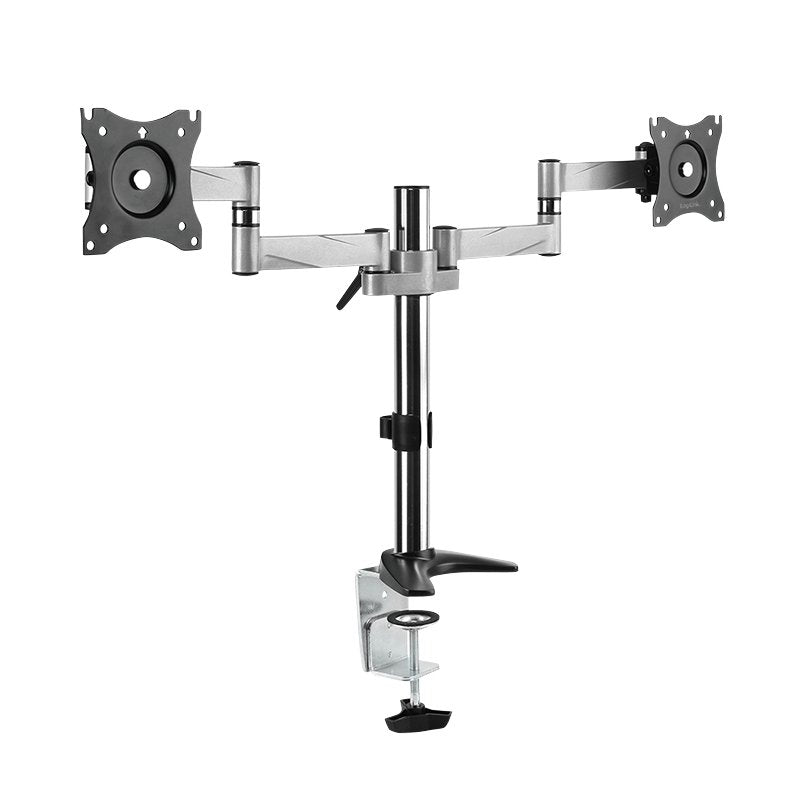 EAN 4052792054200 - LogiLink BP0077 soporte para monitor 68,6 cm (27") Escritorio Negro, Acero inoxidable imagen 1