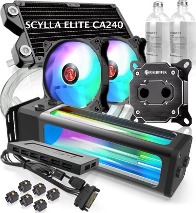 Refrigeración Por Agua Raijintek Scylla Elite Ca240 240mm 0r10b00217