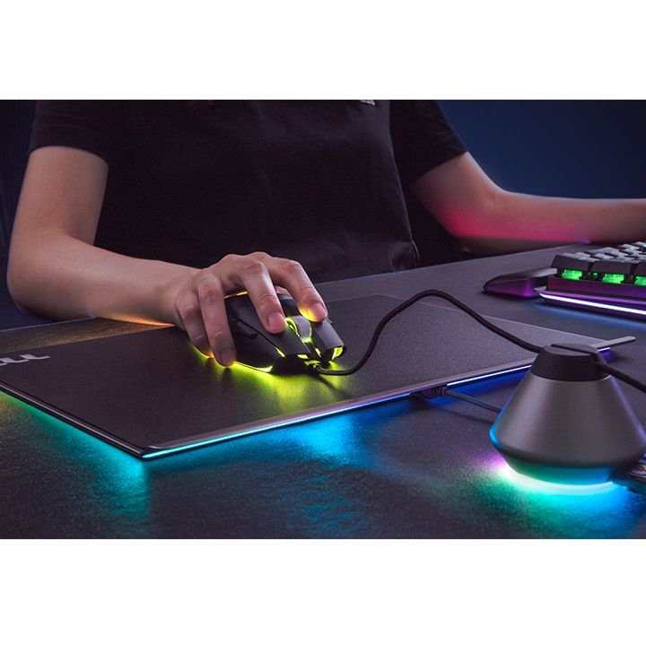 EAN 4713227527156 - Thermaltake Argent MP1 RGB Alfombrilla de ratón para juegos Negro, Titanio imagen 6