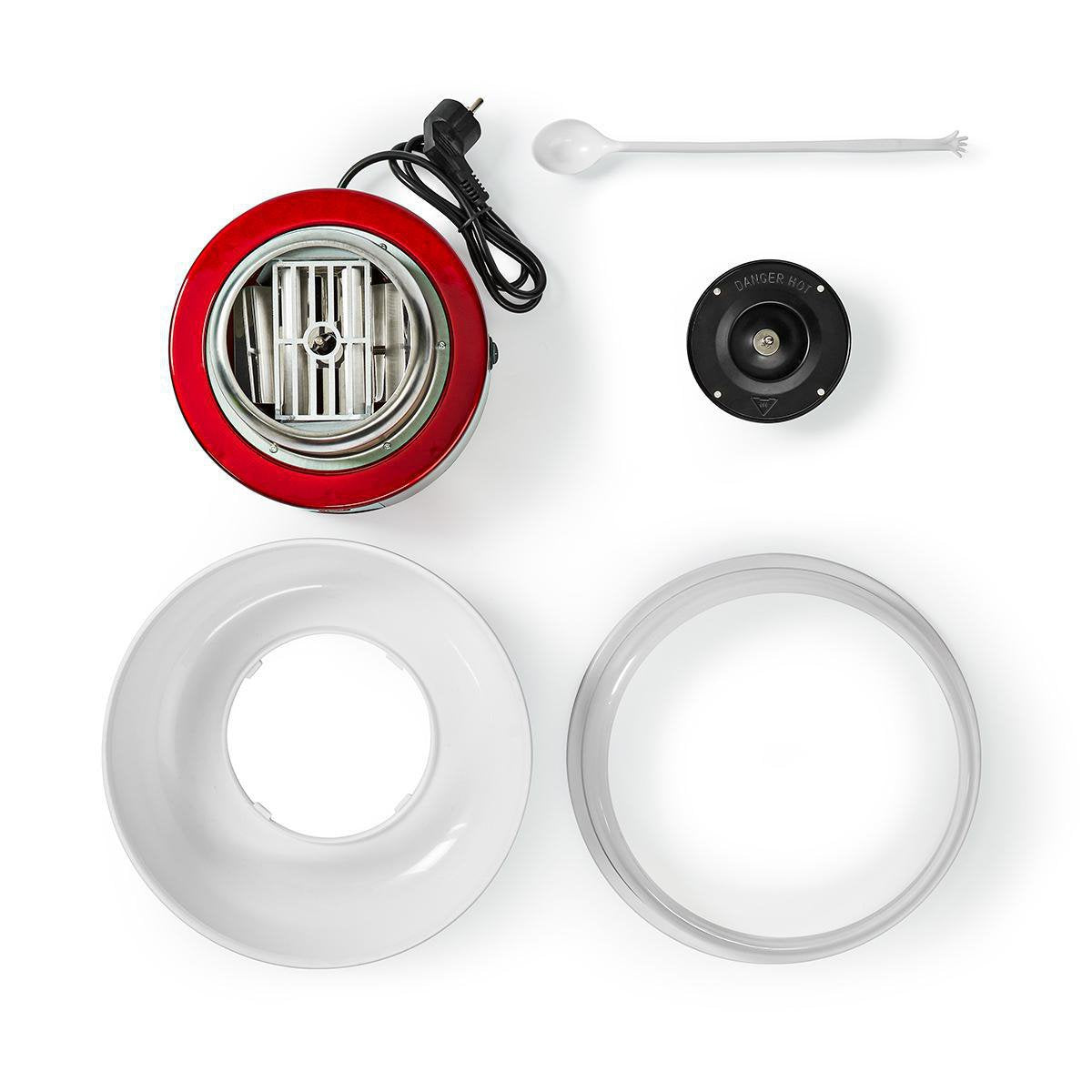 Nedis Mquina De Algodon De Azucar 500 W Blanco / Rojo