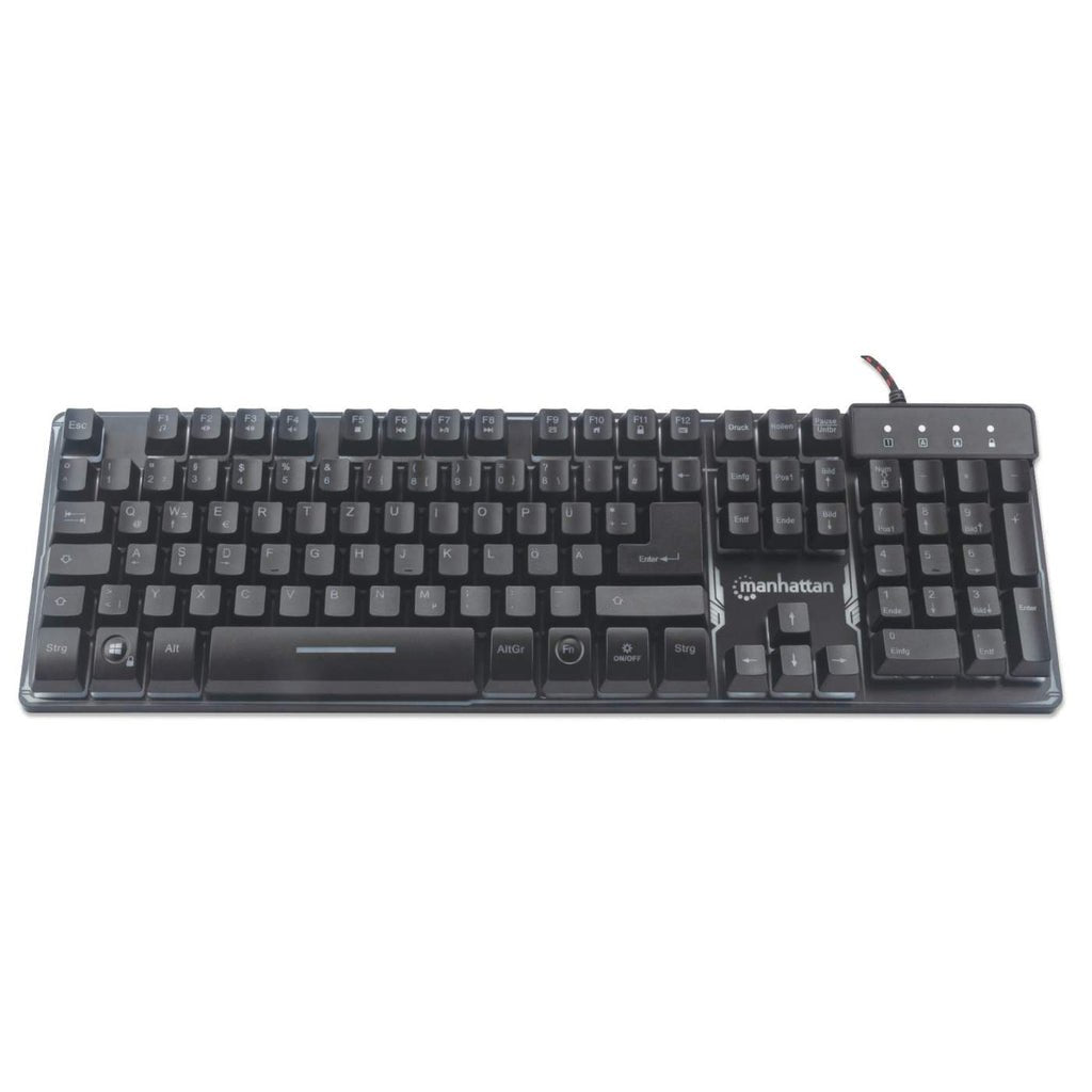EAN 0766623178457 - Manhattan 178457 teclado Juego USB QWERTY Español Negro imagen 3