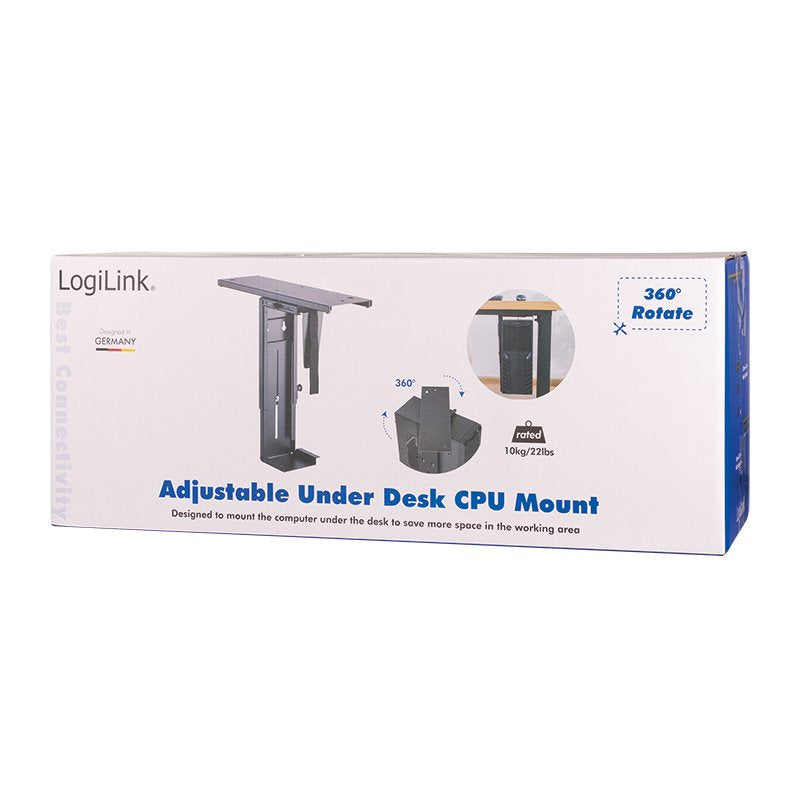 EAN 4052792048094 - LogiLink EO0004 soporte de CPU Soporte de CPU para instalación en escritorio Negro imagen 8