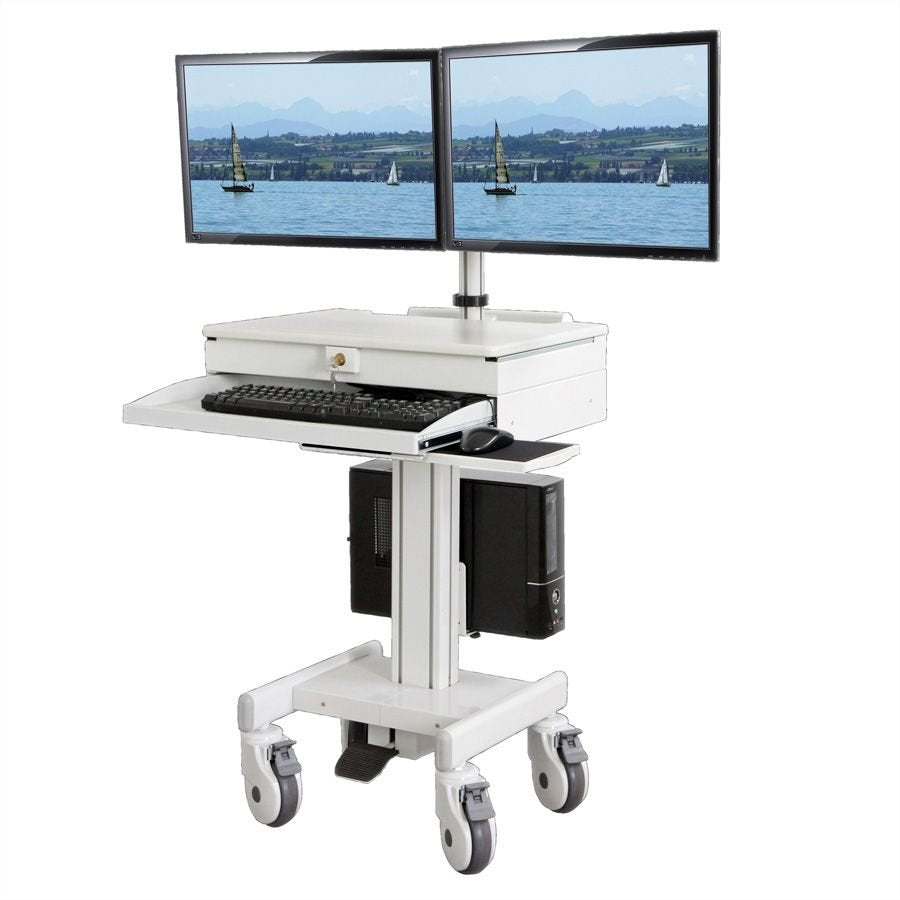 Tv + Pc Mobile Computing Workstation