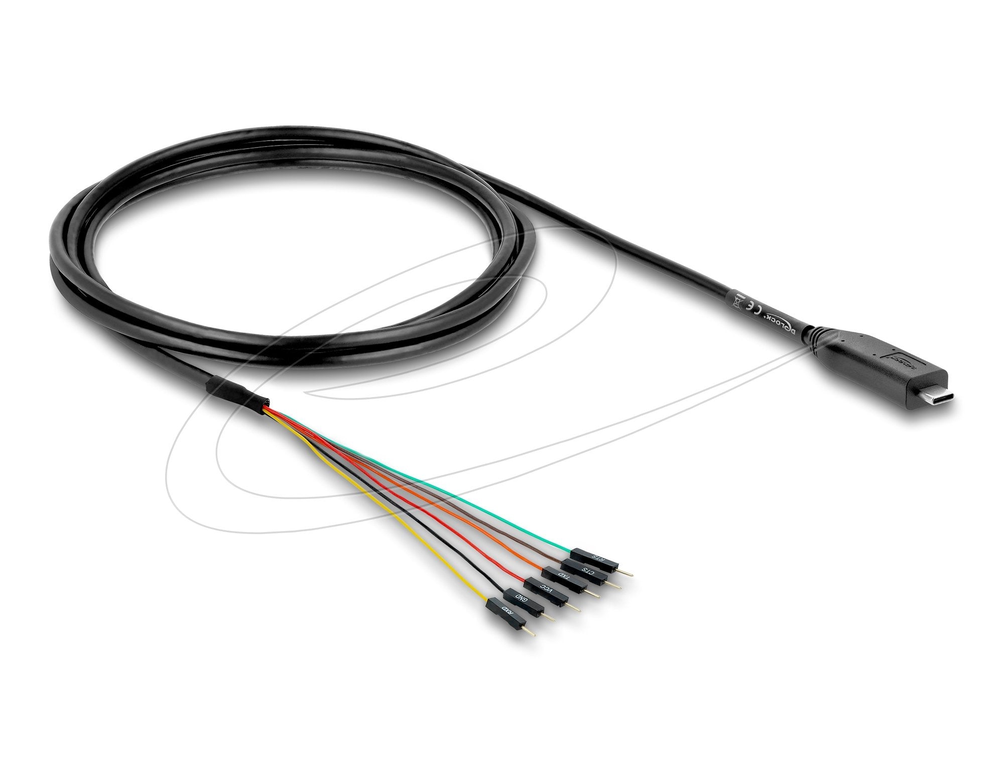Konverter Usb 2.0 Type-C Zu Uart Ttl (3,3 V) Schnittstelle Mit 6 X Pfostenstecker Tx Rx Cts Rts Und 5 V Ausgangsspannung 1,8 M