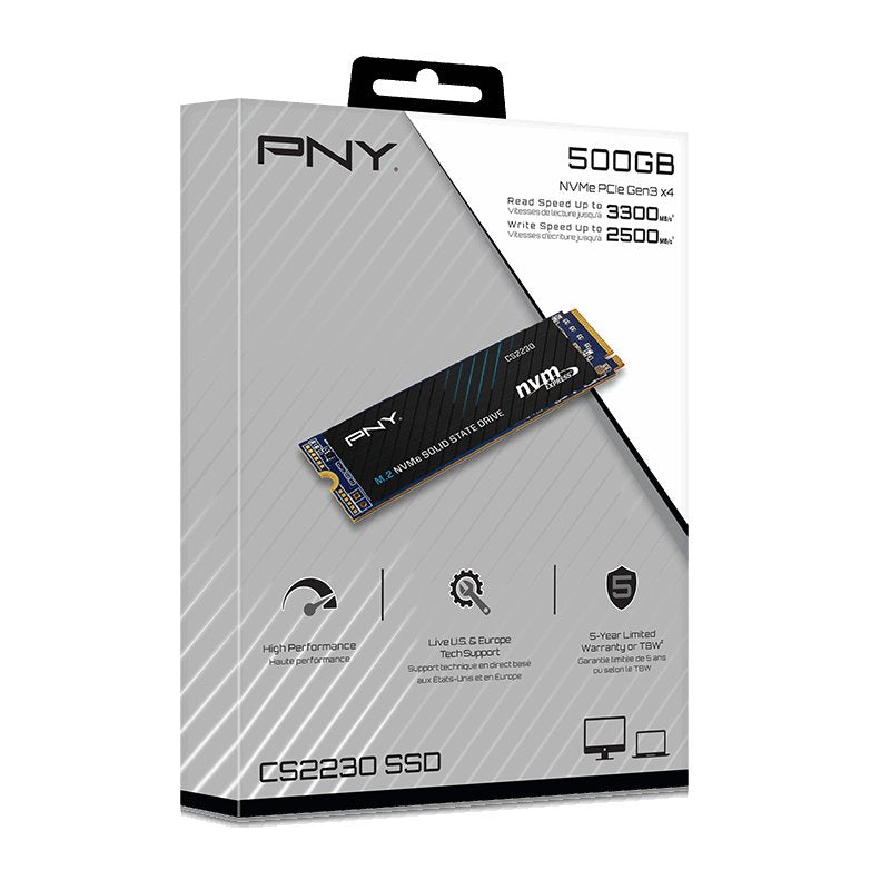 EAN 0751492756264 - PNY CS2230 500 GB M.2 PCI Express 3.0 NVMe 3D NAND imagen 7