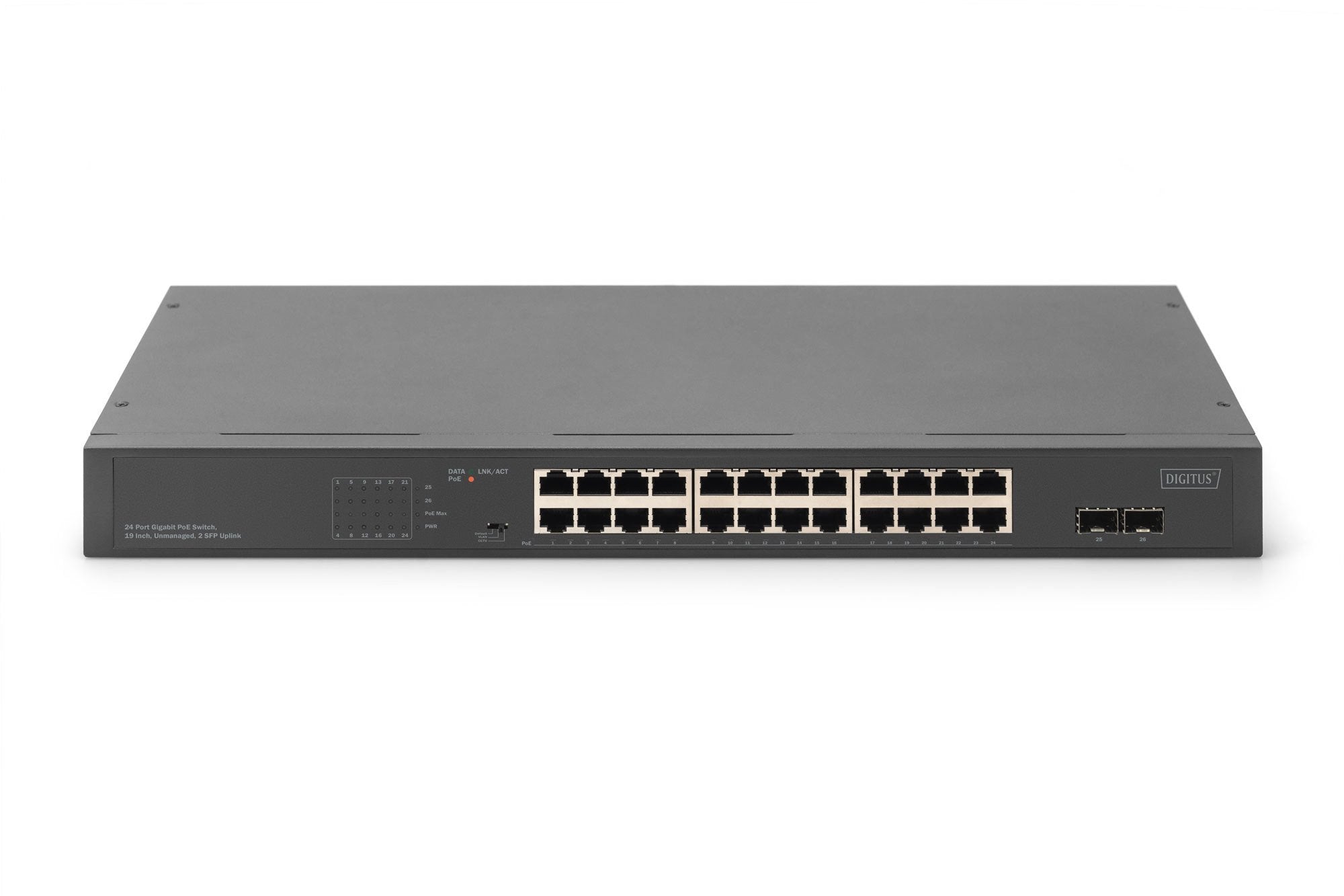 Digitus Switch 24-Port Gigabit Unmanaged Negro