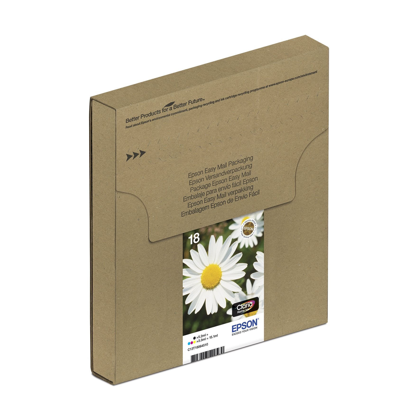 EAN 8715946638850 - Epson Daisy C13T18064511 cartucho de tinta 1 pieza(s) Original Rendimiento estándar Negro, Cian, Magenta, imagen 11