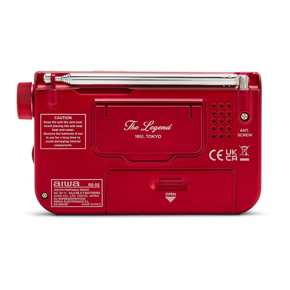 EAN 8435256897890 - Aiwa RS-55RD radio Personal Analógica Rojo imagen 9