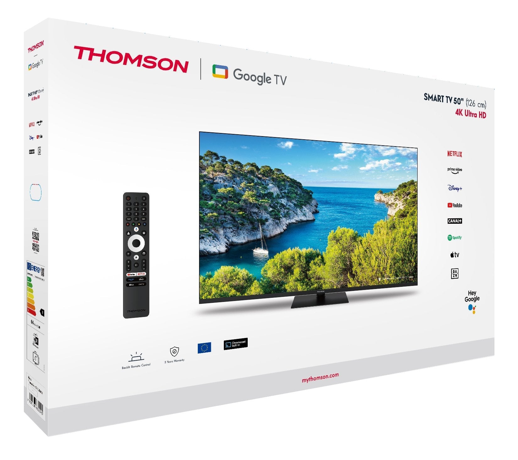 Thom - Thomson Google Tv 55" Uhd