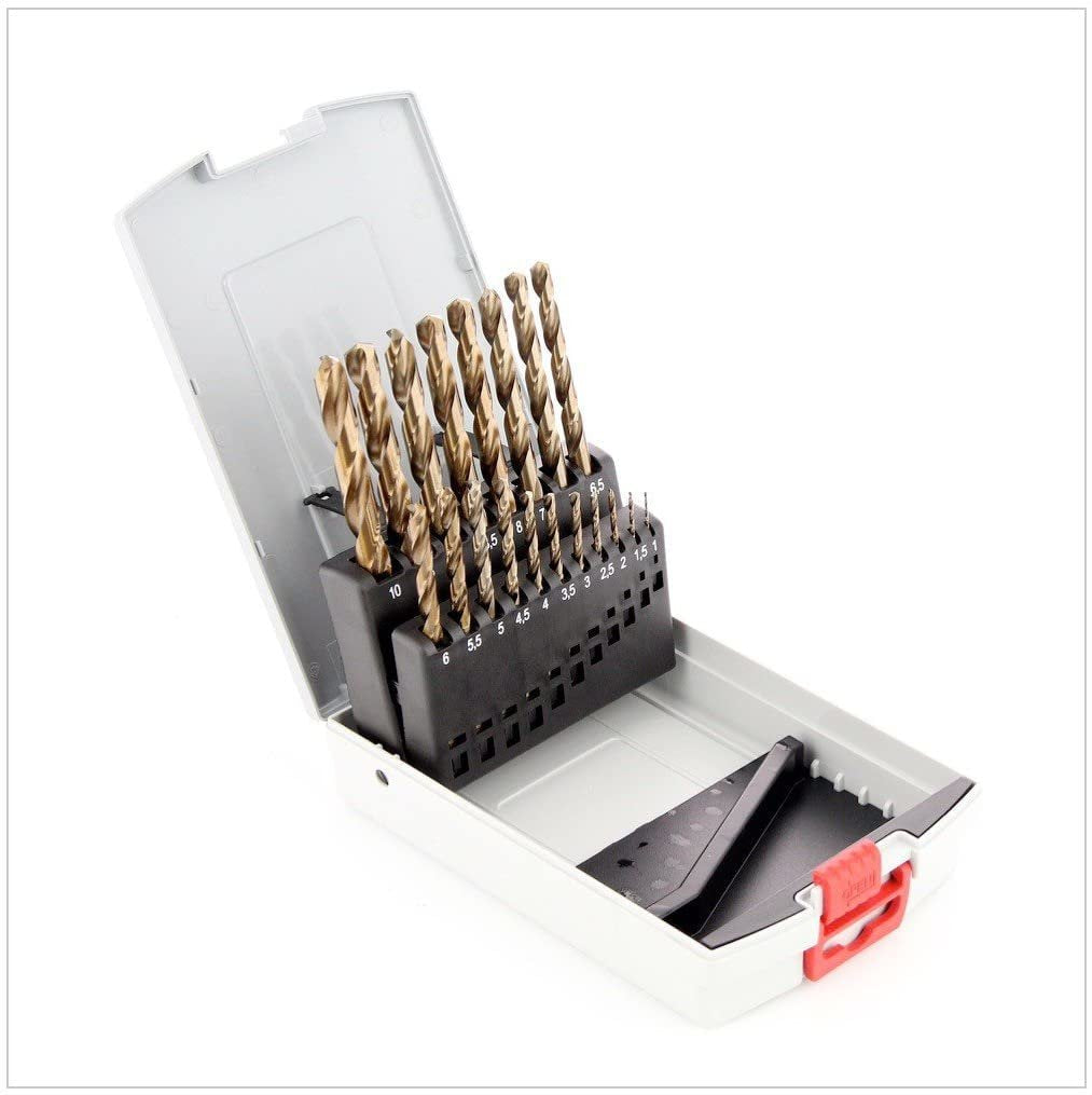 Juego De Brocas Bosch Hss Cobalt 19 Uds.