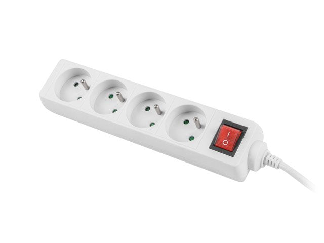 EAN 5901969415452 - Lanberg PS1-04E-0150-W base múltiple 1,5 m 4 salidas AC Interior Blanco imagen 3